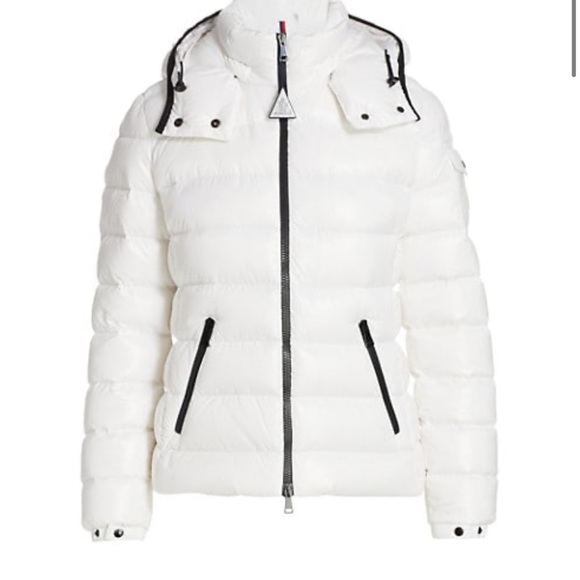 White moncler jacket